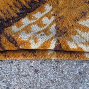 Strook | Holiday | Antique Sleigh Lap Robe Carriage Blanket Horse Hair ...